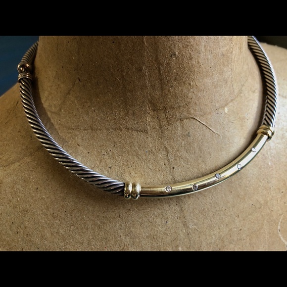 David Yurman Vintage Cable Collar Necklace - Picture 3 of 6